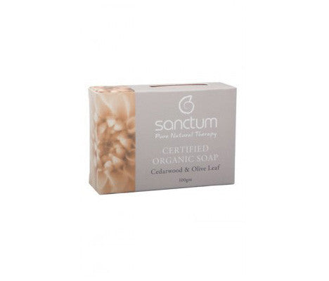 Sanctum Cedarwood and olive leaf soap