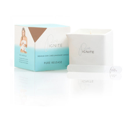 Pure ignite pure release massage candle